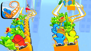 Runner Coaster ​- All Levels Gameplay Android,ios (Levels 12-14)