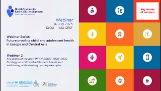 Webinar 2: Key pillars of the draft WHO/UNICEF 2026-2030 Strategy, and inspiring country examples
