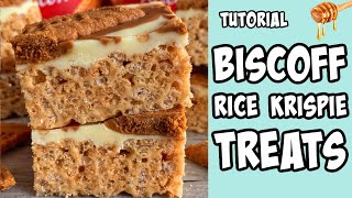 Biscoff Rice Krispie Treats Recipe Tutorial