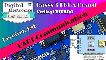 #22 Part 2: UART-RxD Serial Communication using an FPGA Board ➟ Step-by-Step Instructions