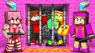 Anna et Lola ont mis AWARIZ et Talcado en PRISON sur Minecraft !