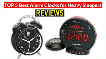 ✅BEST 5 Alarm Clocks for Heavy Sleepers  Reviews | Top 5 Best Alarm Clocks - Buying Guide