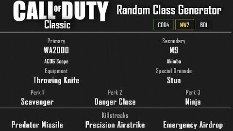 MW2 - Rust Team Deathmatch (12-2) Random Class Generator #71 [2020]
