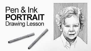 How to Draw a Portrait with Pen and Ink