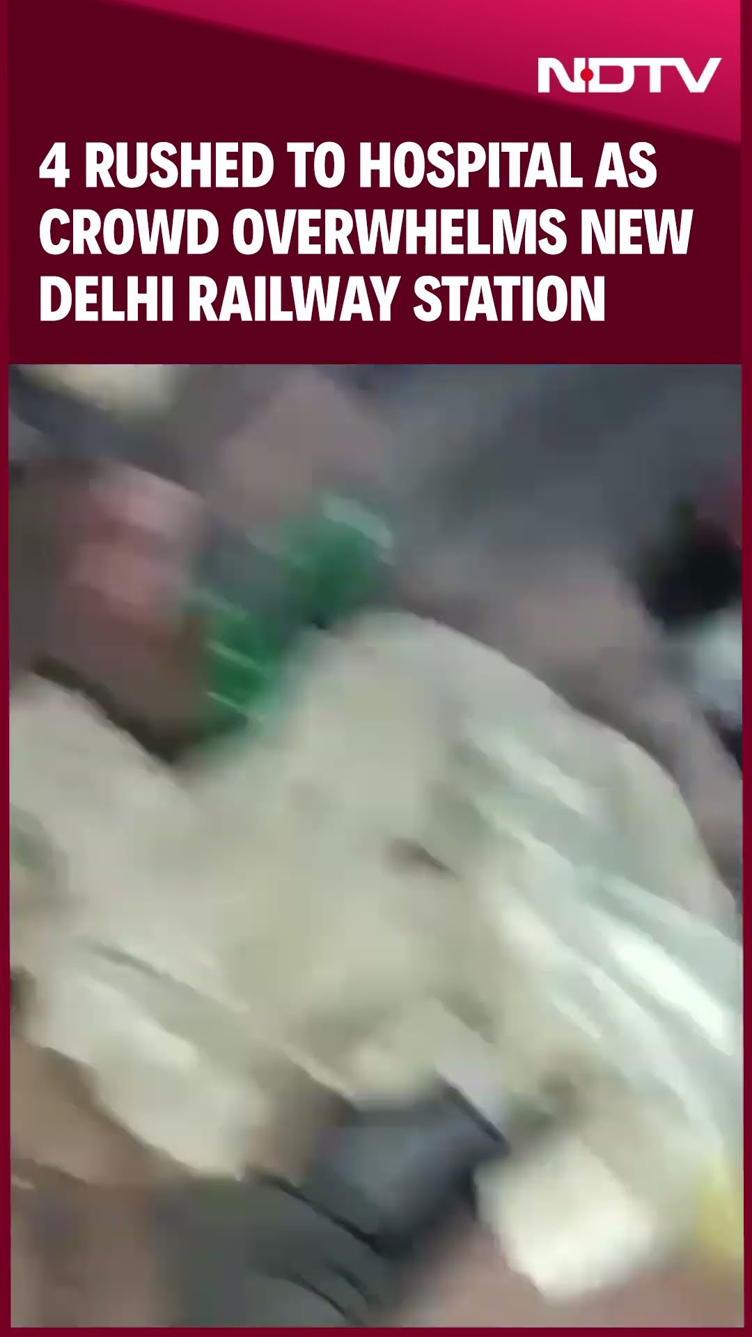 New Delhi Station News | 4 Rushed To Hospital As Kumbh Rush Triggers Chaos At Delhi Railway Station