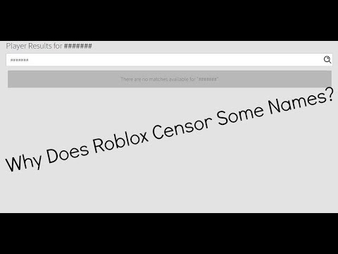 Roblox Censoring Names Youtube - censored things on roblox