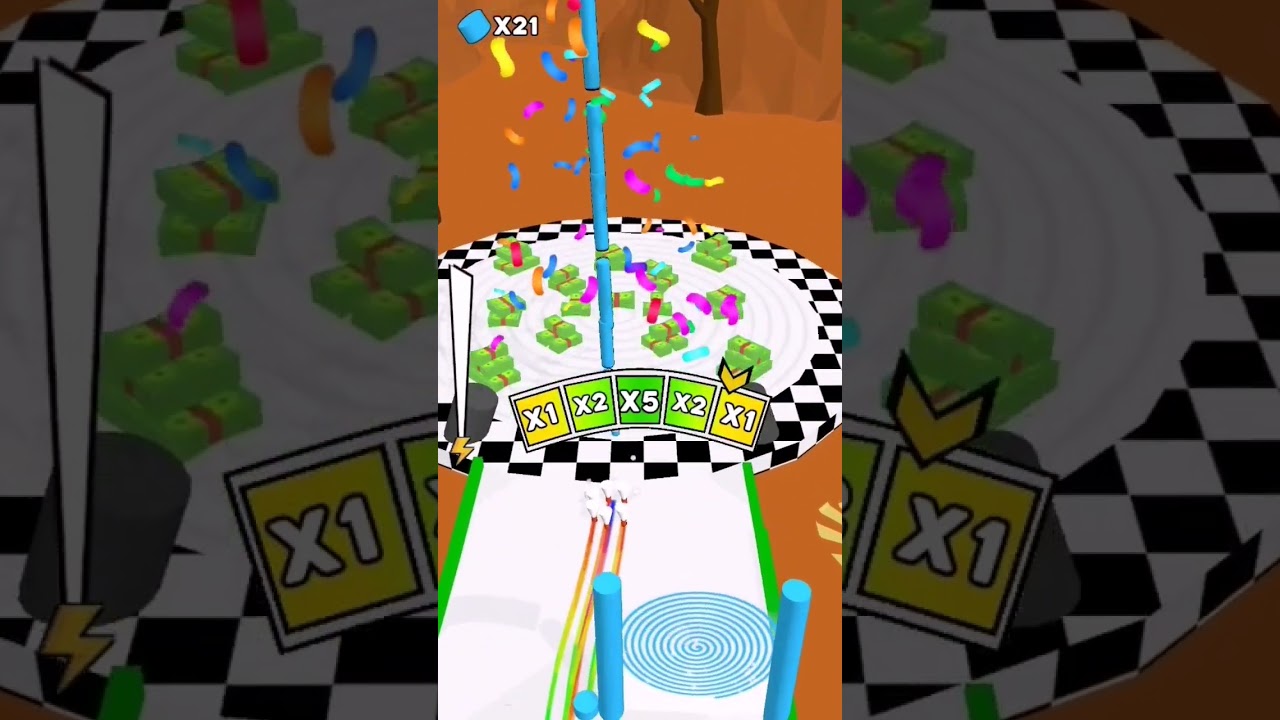 Crayon rush 3D gameplay 