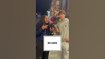 No one can figure out what this says!! #trivia #viral #streetinterview #visualpuzzle