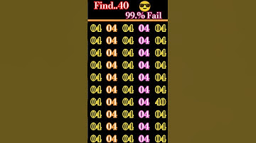 find the odds number 40 #mathstricks #maths #education #find #puzzle #mathematicspuzzles #mathpuzzle