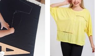 Temel Beden Kalıbından Yarasa Kol Nasıl Yapılır