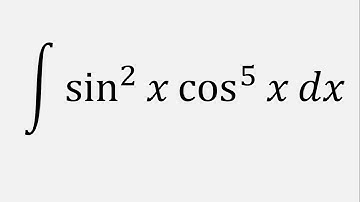 Integration by u Substitution: Integral of sin^2(x)cos^5(x) dx
