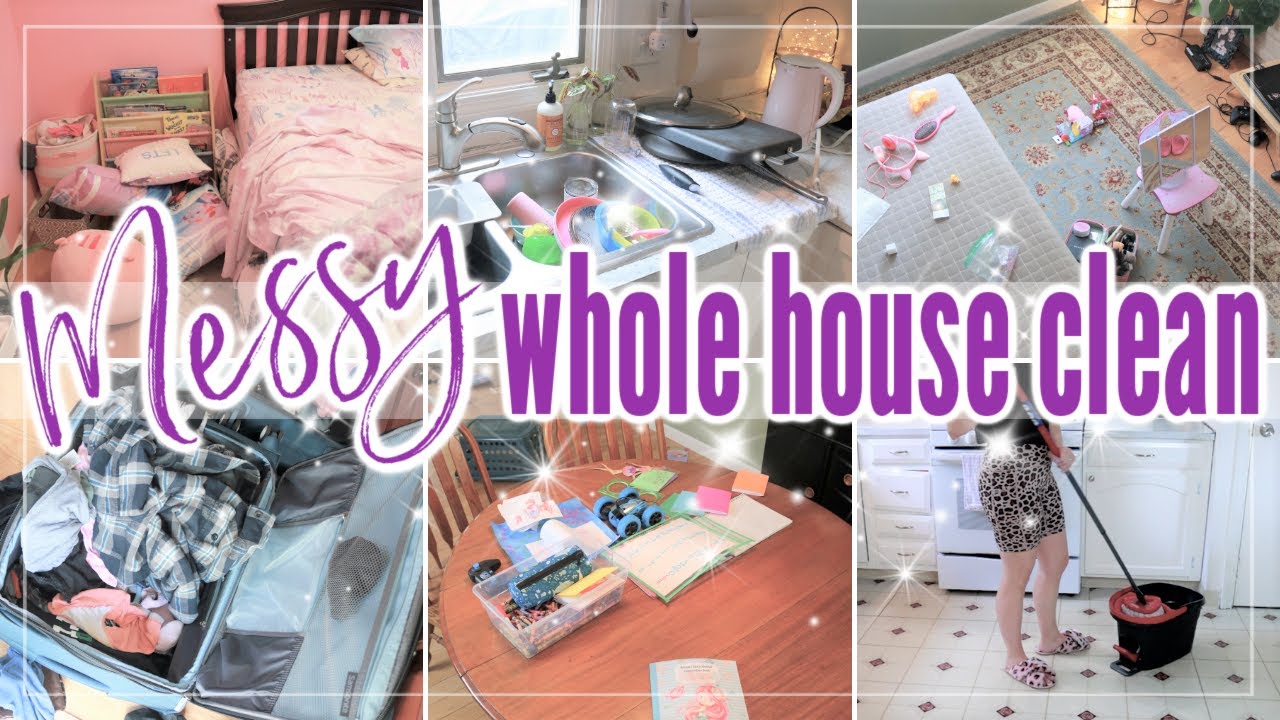 MASSIVE MESSY WHOLE HOUSE CLEAN WITH ME 2021 | EXTREME FALL CLEANING ...
