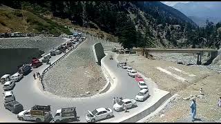 Tourist Traffic Jam At Lawari Tunnel