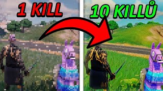 Za KAŽDÝ Kill ZVÝŠÍM GRAFIKU (Fortnite challenge)