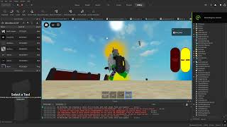 Roblox Studio Dragonfire Flamethrower Demo (Weapon Sources in Desc)