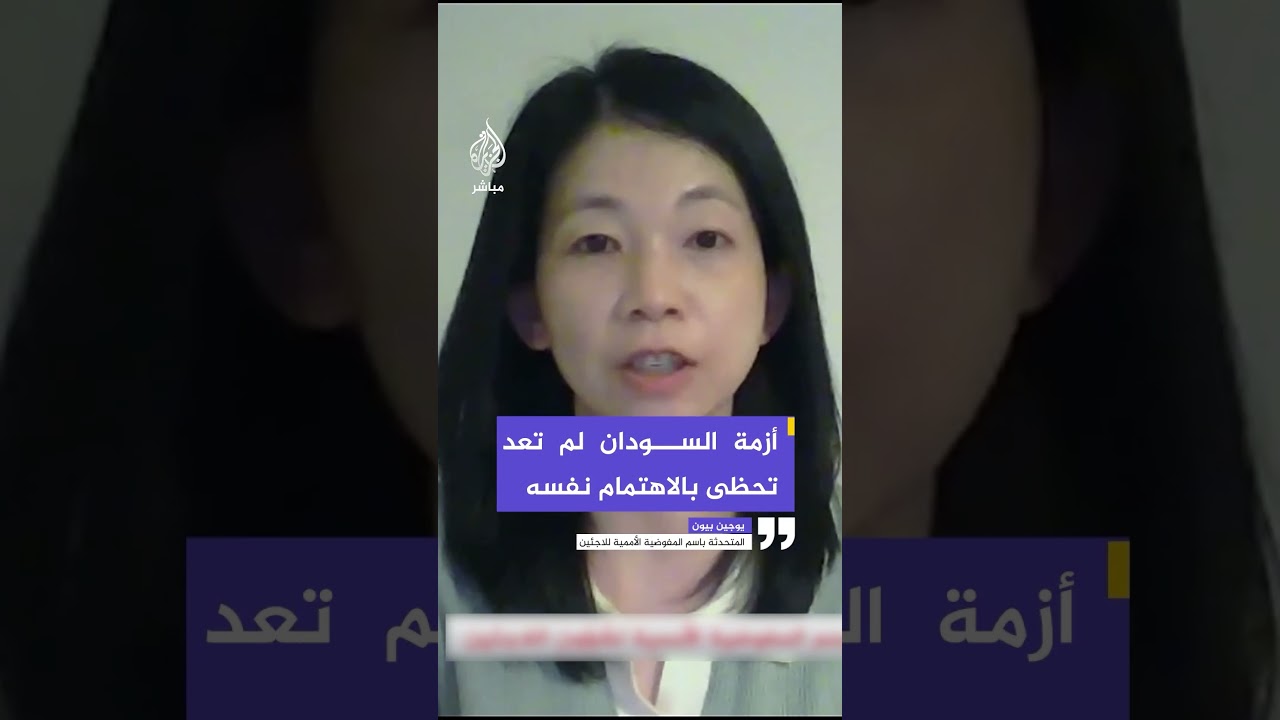 المتحدثة باسم المفوضية الأممية للاجئين للجزيرة: 14 مليون شخص نزحوا في السودان وسط ظروف إنسانية صعبة