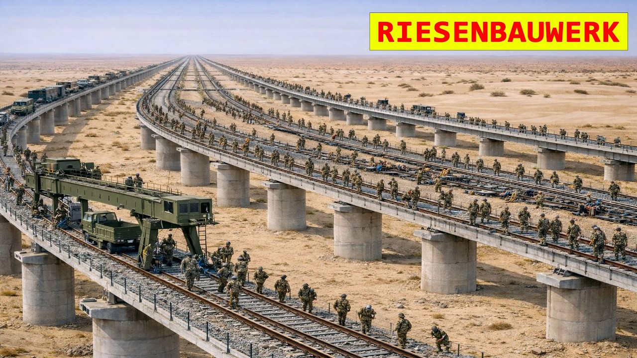 Wie Hat China Die Mongolische Wüste Mit Einer Gewaltigen 2.700-km-Eisenbahn Halbiert?