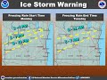 Ice and Heavy Rain Monday and Tuesday
