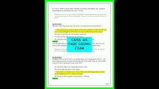 2026 CAISS AIS Coding Exam Mastery: Essential FAQs and Certified Scoring Guide for Success