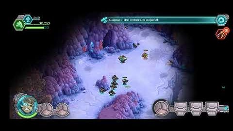 Walkthrough Iron Marines - misson 1. First Contact - Veteran Difficult Walkthrough