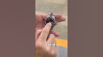How to set the time on a Rolex GMT-Master II‼️