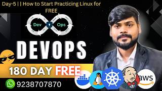 🚀 Day 5 | How to Start Practicing Linux for FREE | 180-Day Linux Challenge | Beginner Guide
