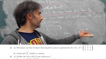 5. Exercice n°7. Matrice représentative d