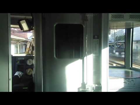 名鉄　2000系2008Fミュースカイ中部国際空港ゆき　電笛・大きな警笛あり！　金山到着までの前面展望・運転台マスコン操作をよく見る！　名鉄　ファンではないけど乗車で！648回　647回の後