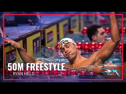 Ryan Held Grabs The National Title In 50M Freestyle | 2023