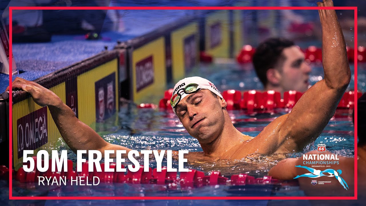 Ryan Held Grabs The National Title In 50M Freestyle | 2023 Phillips 66 ...