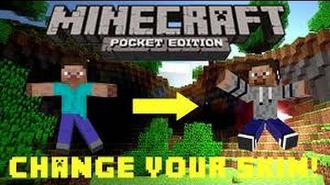 (No BlockLauncher)MCPE Skin Changing Tutorial