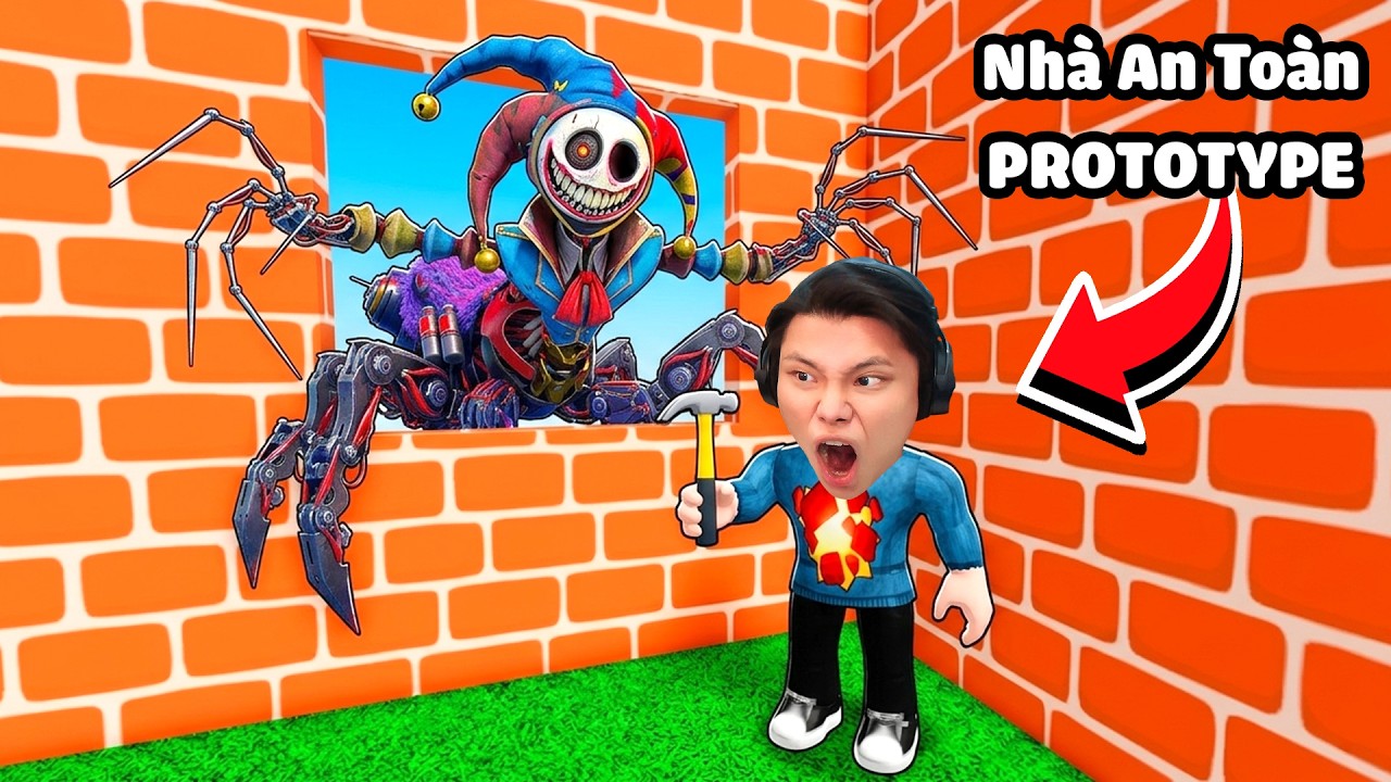 [ROBLOX] JayGray Xây Nhà An Toàn Chống Lại PROTOTYPE 1006🧱😜Thử Thách Obby Poppy Playtime Chapter 5