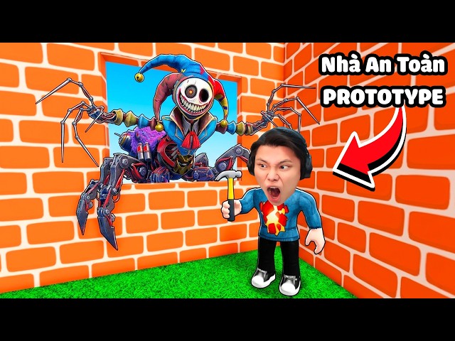 [ROBLOX] JayGray Xây Nhà An Toàn Chống Lại PROTOTYPE 1006🧱😜Thử Thách Obby Poppy Playtime Chapter 5