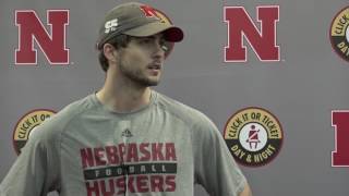 Tanner Lee following Thursday's practice 3/9/17