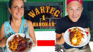 They Told Us To NEVER EAT At A WARTEG 🇮🇩Orang asing mencoba makanan Warteg asli.