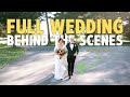 Photographing a wedding on film  digital  behind the scenes