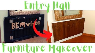 Entry Hall Furniture Makeover