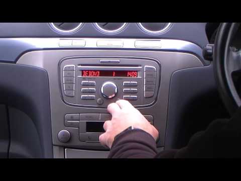 How to pair your iPhone to the Ford 6000 CD Bluetooth system in a Ford S Max