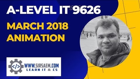 A LEVEL IT 9626 MARCH 2018 P4