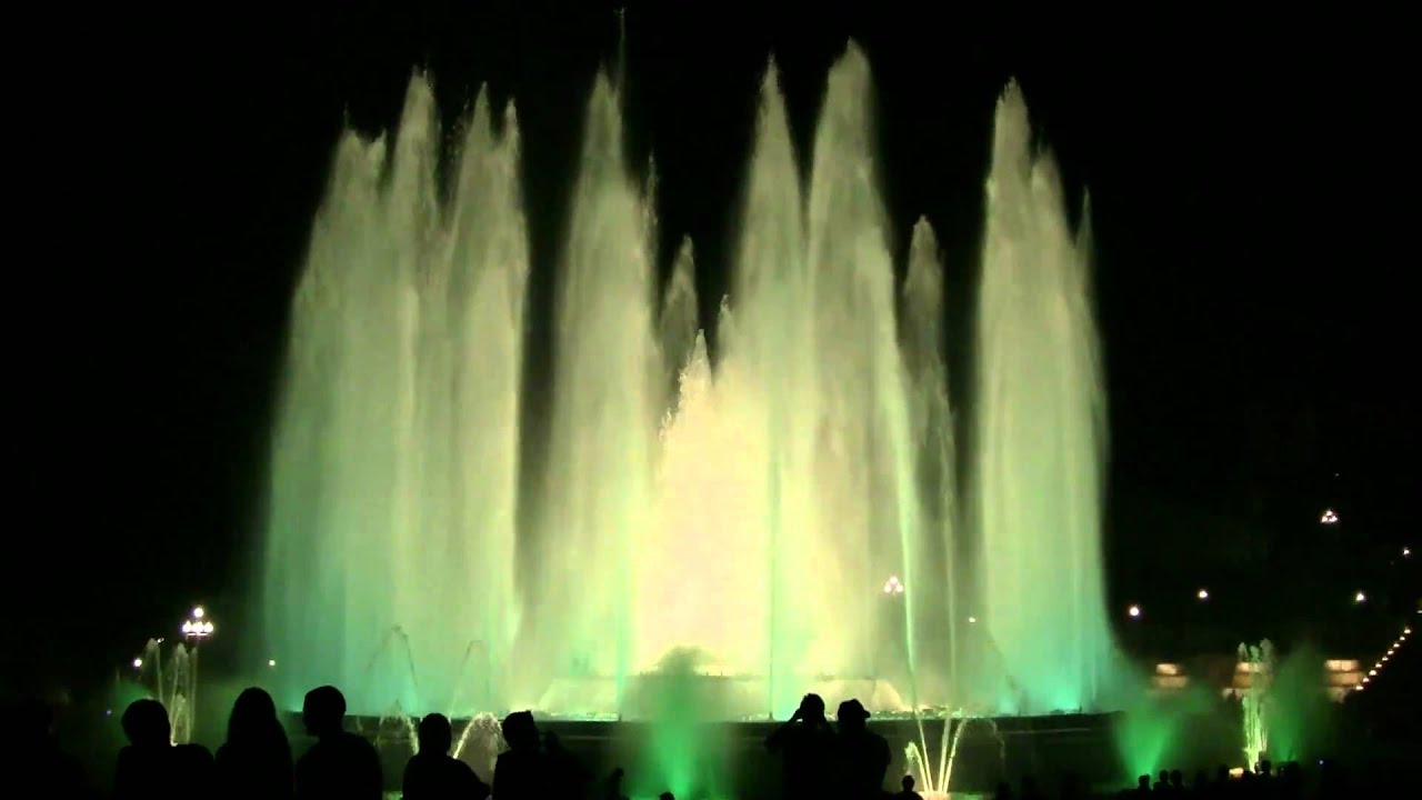 Fountain Show, Barcelona YouTube