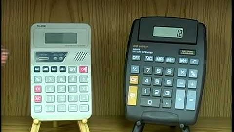 Visually Impaired Calculators