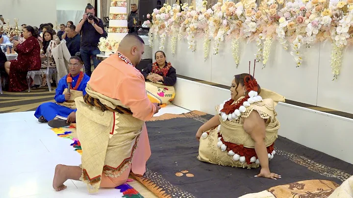 Wedding Kava Ceremony Celebrating Newlyweds Mr & M...