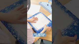 HOW TO PRINT A DRAWSTRING BACKPACK BY CRAFT HEAT PRESS?#shorts