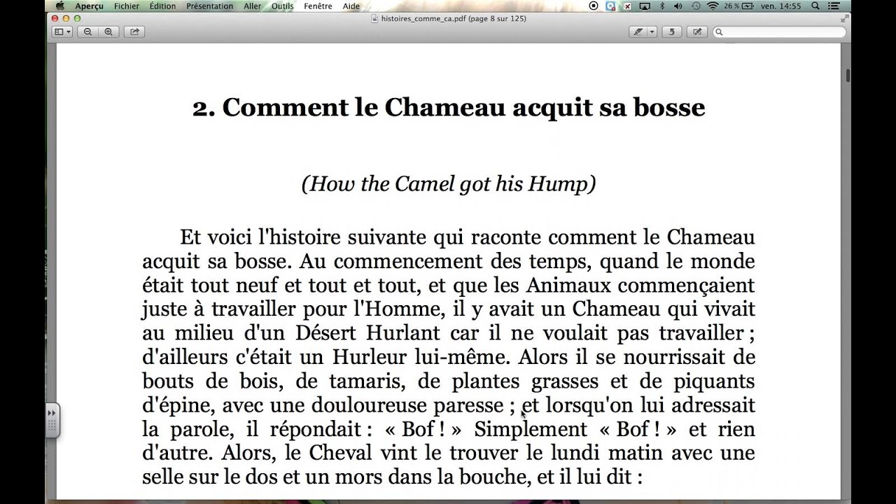 Histoires comme ça ; Contes 1, 2, 3