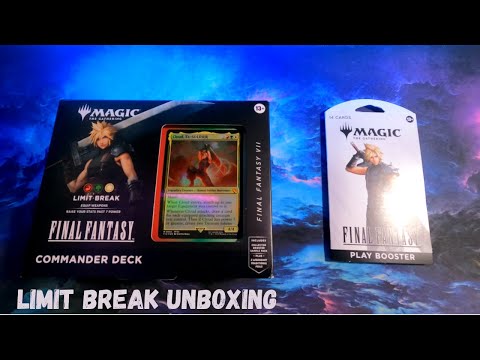 MTG Final Fantasy: Limit Break Unboxing + Commander Deck
