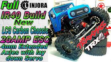 Traxxas Trx4m IR40 Injora Build - Full Build and Testing #InjoraIR40 #traxxastrx4mIR40
