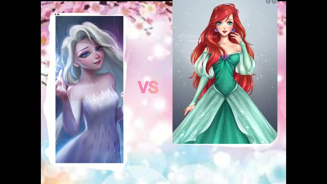 Elsa vs Ariel who do you choose? YouTube