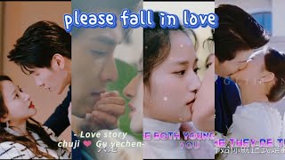 FMV _ Please fall in love 2023 _ { Chu ji ❤️ Gu yechen } #cdrama2023 #update #viral