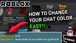 How To Change Roblox Chat Name Tag Color (EASY 2024)