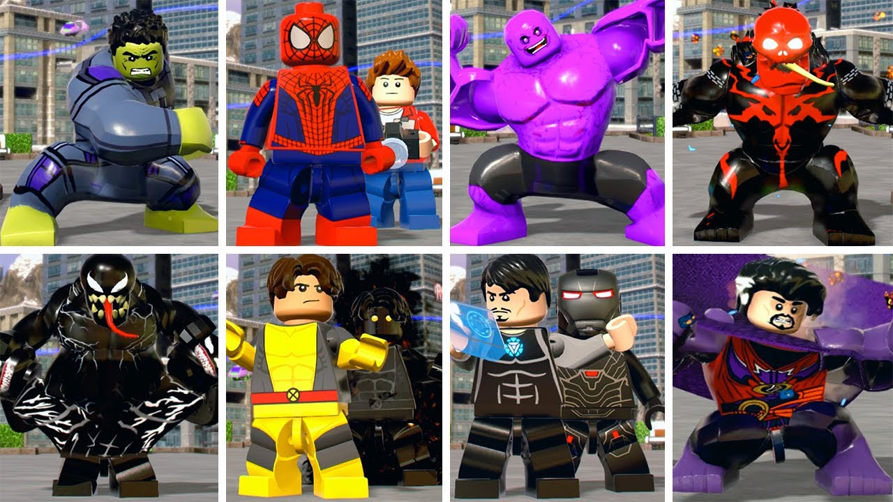 All Character Transformations in LEGO Marvel Super Heroes 2